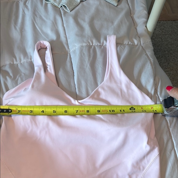 Lululemon Light Pink Cropped Align Tank Top EUC - Picture 5 of 5